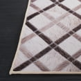thumbnail image 4 of SAFAVIEH Faux Hide Cybill Diamond Area Rug, Beige/Brown, 5' x 8', 4 of 12