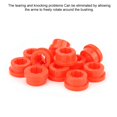 thumbnail image 4 of Bujes, 12 piezas Bujes de repuesto Brazo de control inferior Camber trasero Ajuste para Civic Integra Red bujes lca Bujes Spptty Piezas de automóviles y motocicletas, 4 of 7