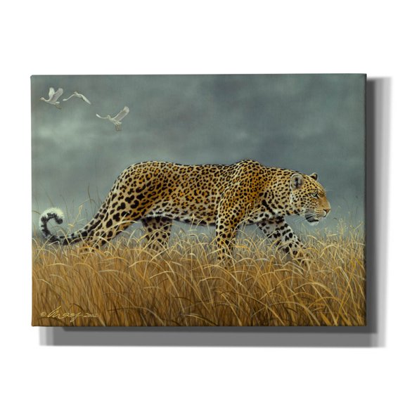 Epic Graffiti 'Leopard 2' by Harro Maass, Canvas Wall Art, 16"x12"