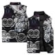 thumbnail image 2 of Chaleco aislante con flores para hombre, chaquetas de invierno frescas para hombre, abrigo cálido duradero con rosas y plantas, ropa barata para hombre, chaquetas de plumas para hombre 2024, 2 of 4