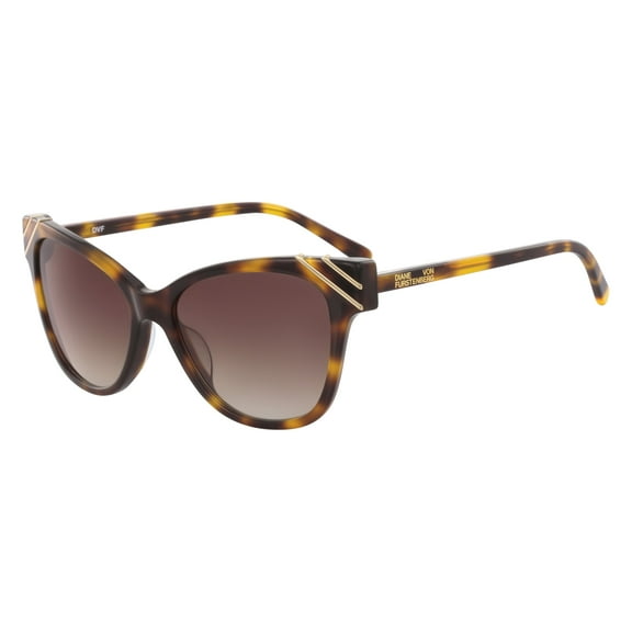 DIANE VON FURSTENBERG-DVF663S ARDEN 240 Cateye Sunglasses Soft Tortoise Brown Gradient