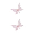 thumbnail image 1 of Qarigey Disfraz de ala de hada mariposa Disfraz de niñas Niño Prop Festival Dress up Pink 2piezas Rosa, 1 of 6
