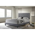 thumbnail image 2 of Mapes Tufted Upholstered Full Bed Grey, 2 of 2