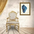 thumbnail image 3 of Loreth, Lanie 19x24 Gold Ornate Wood Framed with Double Matting Museum Art Print Titled - Blue Shell II, 3 of 4