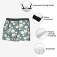 thumbnail image 5 of Wukai Flower Print Men’s Underwear Breathable Boxer Briefs,&nbsp;Moisture Wicking & Breathable-Small, 5 of 7