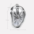 thumbnail image 2 of Reloj Con Forma De Fusión Números Romanos Reloj Surrealista Duradero Eigraketly TO002757-00, 2 of 7