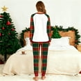 thumbnail image 5 of Womens Xmas Pajama Set Long Sleeve Shirt and Plaid Pants with Pocket Casual Christmas Sleepwear Cozy Nightwear Loose Fit Pjs Cute Holiday Lounge Wear, 5 of 5