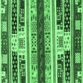 thumbnail image 1 of Ahgly Company Indoor Square Abstract Emerald Green Modern Area Rugs, 6' Square, 1 of 4