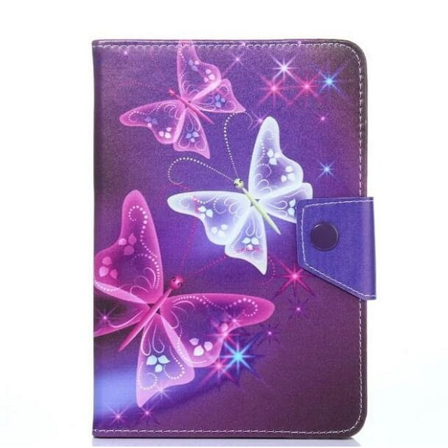 Couverture Magnétique Imprimée Colorée pour e-Books Remarquables de 10,3 Pouces Support Universel pour Tablette de 10,1 Pouces Stylo case+ Bleu Marine