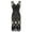 DT-Black, variant on DailyTrove Women's Embroidered Fringe Dress-Sleeveless-Midi-Polyester-for Retro Event/Cocktail Party-Intricate Embroidery