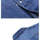 thumbnail image 3 of Ceisia Men Casual Fashion Denim Lapel Button Gift Long Sleeve Pocket Shirt Jacket, 3 of 9