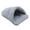Light Grey, variant on Opvise Thick Fleece Warm Dog Cat Tent Cave Nest Bed Slipper Shape Pet Sleeping Bag Blue Sky