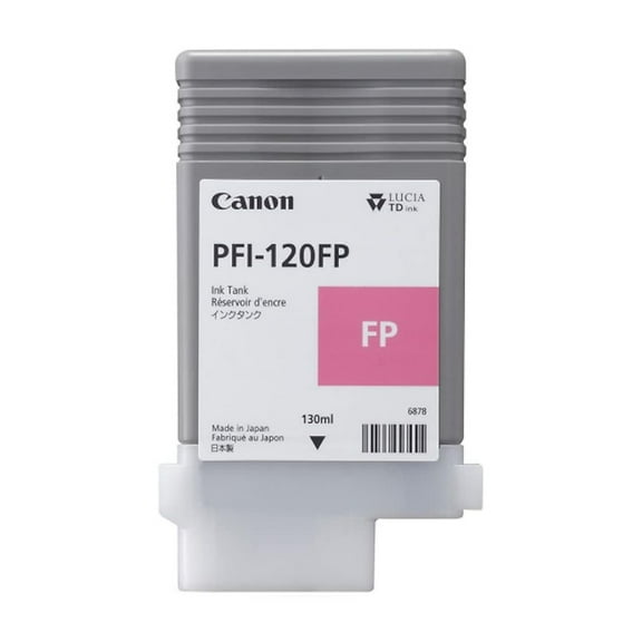 Canon PFI-120FP (3499C001AA) Standard Yield Ink Cartridge (Fluorescent Pink) in Retail Packaging