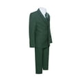thumbnail image 3 of Boys Premium Hunter Green-Forest Green-Emerald Green 8 Piece Suit Set, 3 of 10
