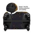 thumbnail image 4 of Lsque Elegant Gold Leaf Peacock Printed Luggage Cover, Travel Luggage Protector,Scratch and Dirt Resistant, Fits 18-32 Inch Luggage - Small, 4 of 9