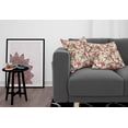 thumbnail image 3 of Ambesonne Floral Throw Pillow Cover 2 Pack, Roses Berries Bouquet Art, 20", Green Pink, 3 of 7