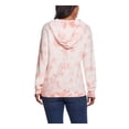 thumbnail image 2 of WEATHERPROOF VINTAGE Womens Coral Tie Dye Long Sleeve Hoodie Sweater XL, 2 of 4
