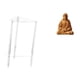 thumbnail image 1 of Mesita de noche,Mesa auxiliar de acrílico transparente,mesa auxiliar transparente de 2 niveles,Estatua del Corazón de Jesús,Estatua del Sagrado Corazón de Jesús para decoración del, 1 of 8