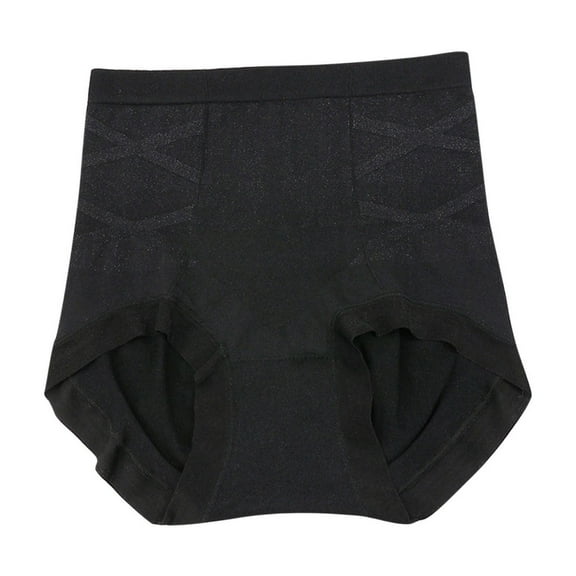 Cotton Underwear Womens High Rise Womens Underwear, Women High-Waist Briefs Solid Color Women Underwear