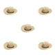 thumbnail image 3 of Sombrero de paja Sonducket de ala ancha plegable para hombre color Beige, 3 of 6