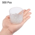thumbnail image 2 of Uxcell 5.5mm Solid Round Clear Glass Ball Boiling Stones Soda Lime Glass Beads 500 Pack, 2 of 3