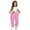 Pink, variant on XINXIAOO Unisex Boys Girls Sweatpants Classic Fit Elastic Waist Wide Leg Pants with Pockets Boys Athletic Pants Pink Sweat Pants Boys Spring Fall Sweatpants 4-5 Years