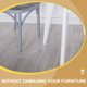 thumbnail image 5 of 10 Uds patas de muebles niveladores de cama patas de gabinete patas de silla de tocador patas de mesa patas de armario ajustables, 5 of 6