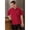 Red, variant on 0920-1907 Utility Shirt 5 Button 65-35 Red 3Xl