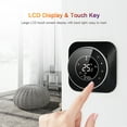 thumbnail image 4 of 95-240V Programmable Thermostat 5+1+1 Six-segment Touch Screen LCD Display with Backlight Boiler Heating Thermostat Temperature Controller, 4 of 8