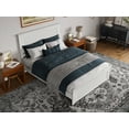thumbnail image 2 of AFI Naples Queen Solid Wood Low Profile Platform Bed with Matching Footboard, White, 2 of 11