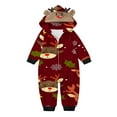 thumbnail image 2 of Wyobmus 2024 Family Christmas Pajamas Matching Sets Xmas Pjs Mathching Set Holiday Family Long Sleeves Sleepwear Jumpsuits for Baby, 2 of 4