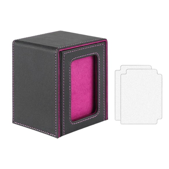 Milaget Card Deck Box Card Holder for Collection Cards Sports Cards Collectible Card