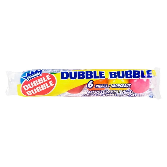 Dubble Bubble Original Assorted Gum Balls, 66 g