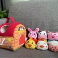 thumbnail image 5 of Travel-Friendly Farm Animal Toy Set - 6 Soft Plush Toys with Sensory Features for Infants 6-12 Months & Toddlers, Perfect On-the-Go Play, 5 of 5