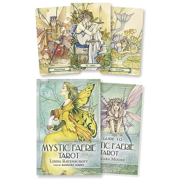 Pre-Owned Mystic Faerie Tarot Cards [With 312 Page Book and 78 Card Deck] (Misc.) 0738709212 9780738709215