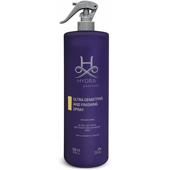Hydra Professional Ultra Dematting and Finishing Spray for Dogs and Cats, Suitable for Pets with Long Hair