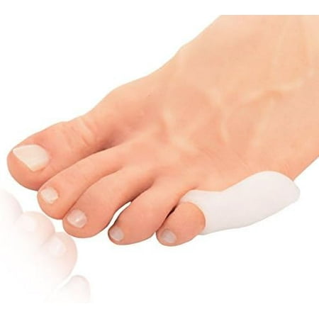 Dr. Frederick’s Original Tailor’s Bunion Pads - 6 ct Low Profile Soft Gel Spacers for Bunionette Relief - Cushions Pinky Toe & Reduces Friction - Washable, Latex-Free, Foot Protectors