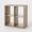 Gray, variant on 13" 4 Cube Organizer Weathered - Decorative Bookshelf, Cubby Storage, MDF Particle Board, 13" System Compatible