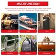 thumbnail image 3 of Slow Moving Vehicle Safety Sign with Reflector Triangle Sign Reflective Board, 3 of 7