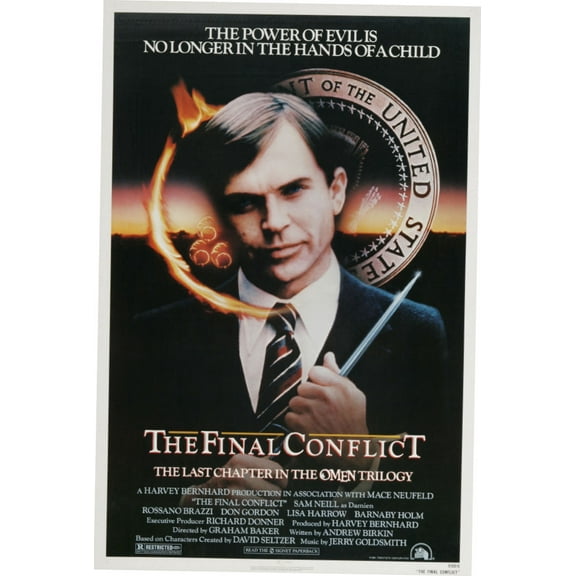 The Final Conflict Movie Poster Print on Metal Sign 8In x 12In Size: 8x12 Square Adults Posters