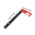 thumbnail image 3 of Carpenter's Square Angle Measuring Ruler Universal Combination Angle Function Square L Shaped Square For Accurate Measurement Drawing (Red) Electronic Protractor Angle Metal Trim Angle for Woodworking, 3 of 7