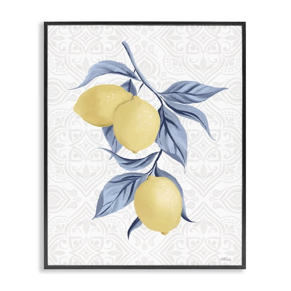 Stupell Industries French Country Black Framed Giclee Art, 11 x 14, by Cat Thurman Designs