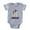 Heather Grey, variant on CafePress - Sleepy Bulldog - Cute Infant Baby Football Bodysuit