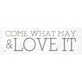 thumbnail image 2 of Jaxn Blvd. 14x7 Gold Ornate Wood Framed with Double Matting Museum Art Print Titled - Come What May and Love It, 2 of 4
