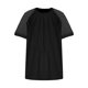 thumbnail image 5 of Fiudx Camisetas para Mujer Camiseta Básica Informal con Cuello Redondo y Mangas de Encaje para Mujer, Camisa Holgada de Algodón, 5 of 7