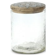 GG Collection Glass Jar with Wood Top