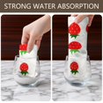 thumbnail image 6 of Strawberry Kitchen Towels Set of 2,Ultra Absorbent & Fast Drying Farmhouse Dish Towels 18x26 Inch,Decorative Hand Towels for Kitchen,Bathroom,Cooking,Baking,Housewarming Gift., 6 of 9
