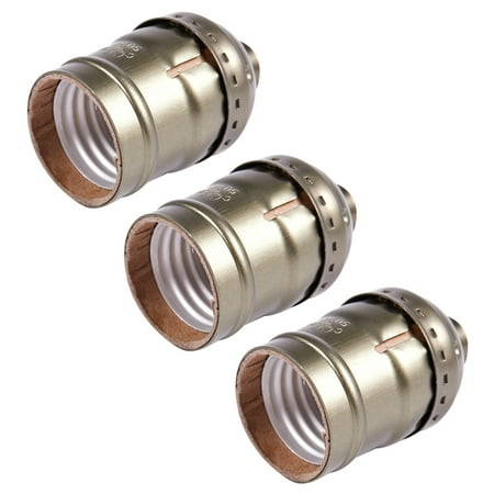 

3X Vintage Lamp Light Base Socket Holder Adapter E27 Bulbs -Suitable for Bulb Features No Wire No Switch