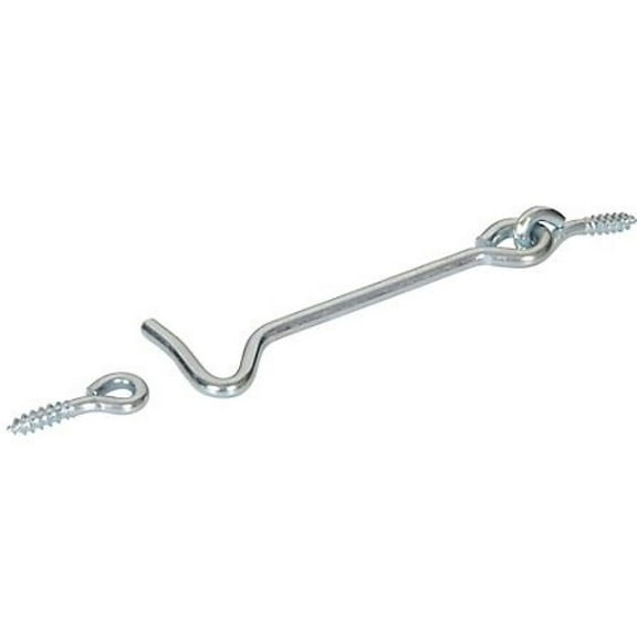 Hillman Hardware Essentials 851481 Gate Hook & Eye Latch Zinc 2-Inch, 2 Pack