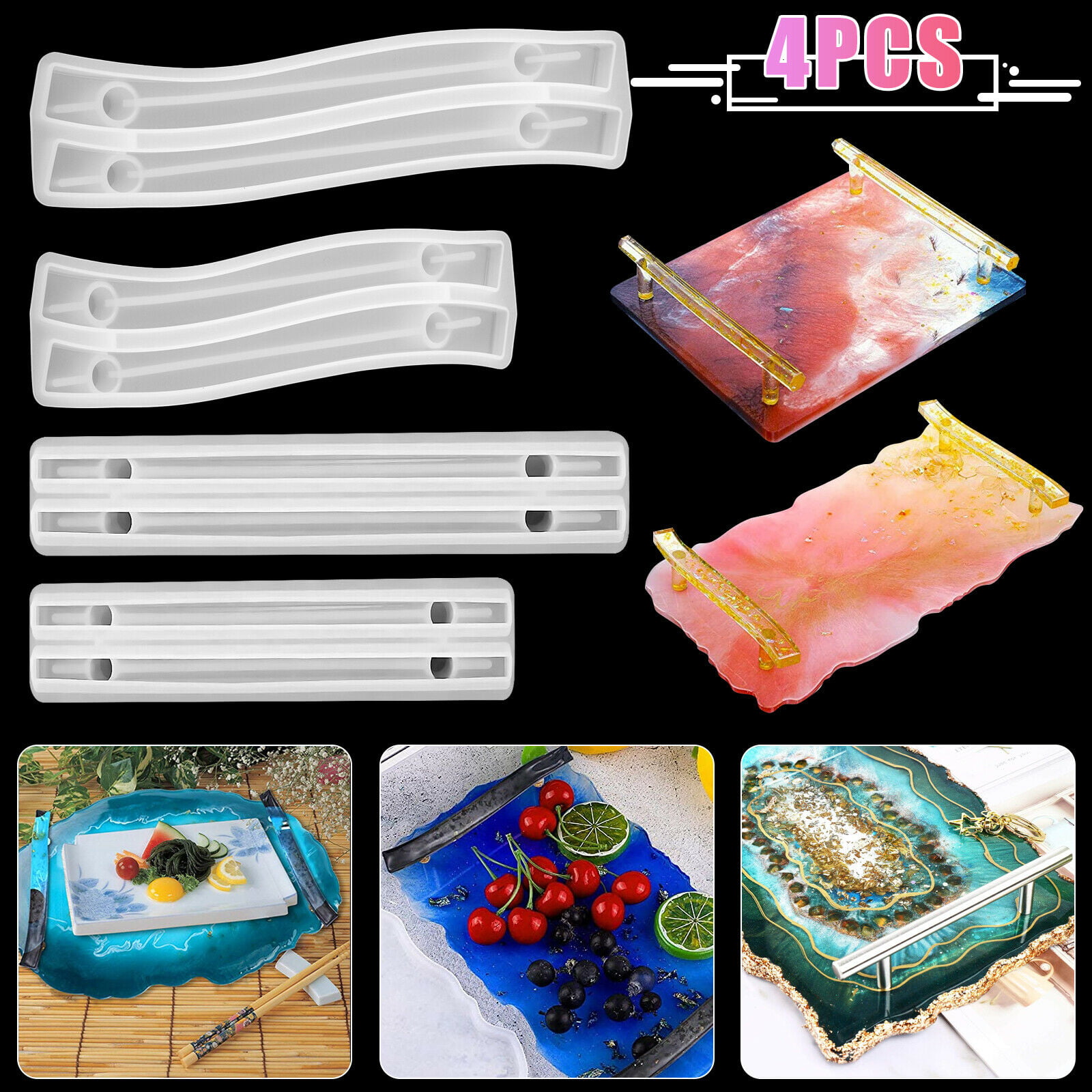 Jewelry Decor DIY Gift Casting Mould Epoxy Resin Silicone Mold Crystal Glue 